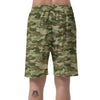 Military Green Camo Print Men's Shorts-grizzshop