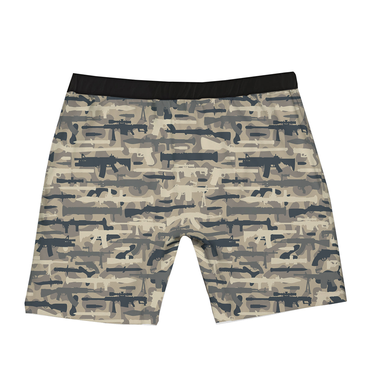 Military Gun Air Force Camo Print Boxer Briefs-grizzshop