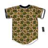 Military USA Print Pattern Baseball Jersey-grizzshop