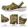 Military USA Print Pattern Clog-grizzshop