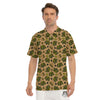 Military USA Print Pattern Men's Golf Shirts-grizzshop