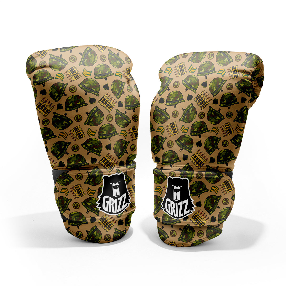 Military USA Print Pattern Pro Boxing Glove
