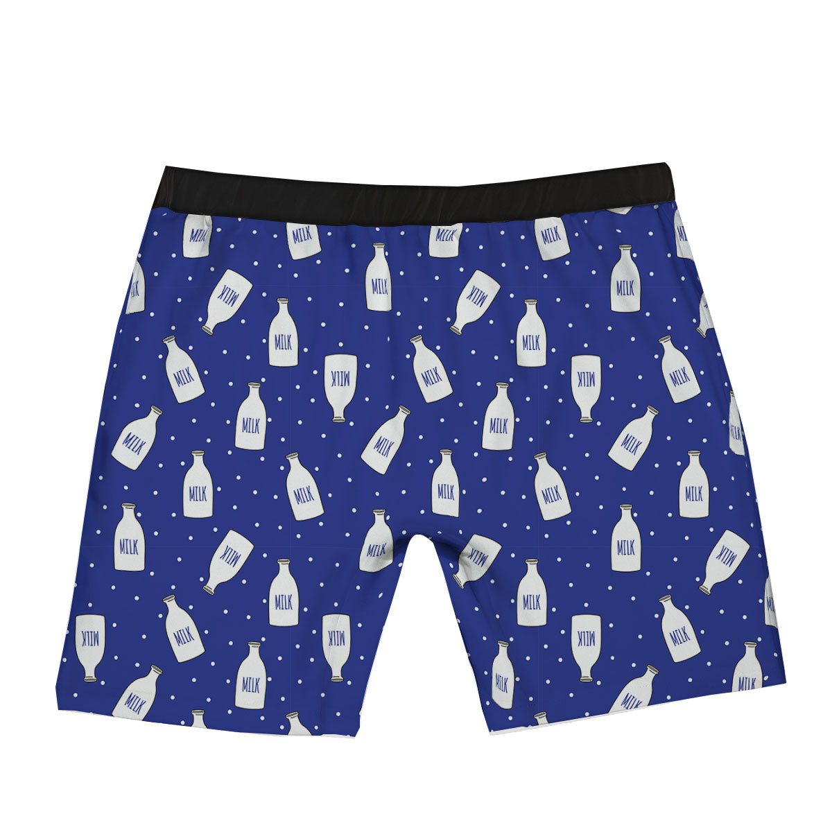 Milk Pattern Print Boxer Briefs-grizzshop
