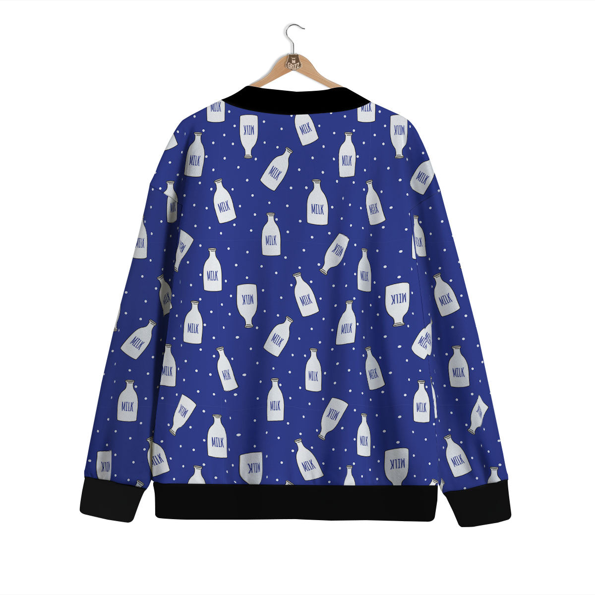 Milk Pattern Print Cardigan-grizzshop