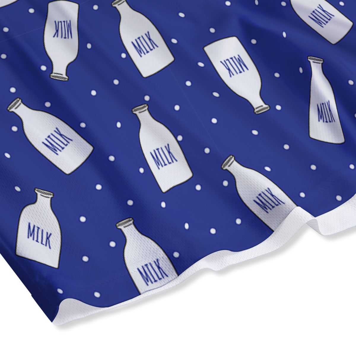 Milk Pattern Print Mesh Shorts-grizzshop