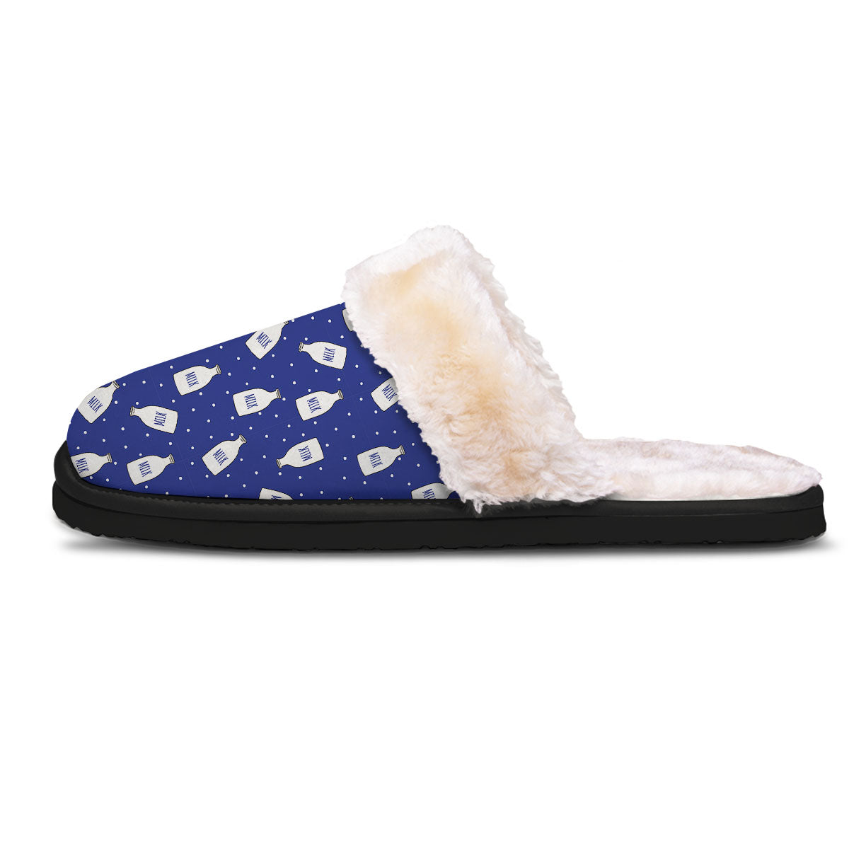 Milk Pattern Print Slippers-grizzshop