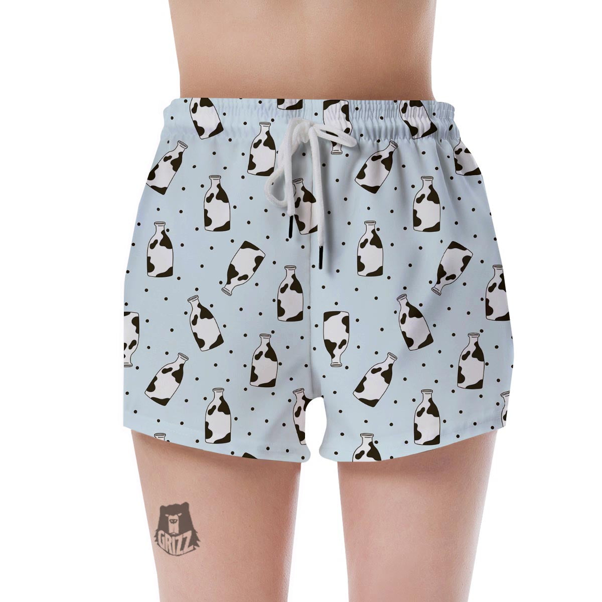 Milk Print Women's Shorts-grizzshop