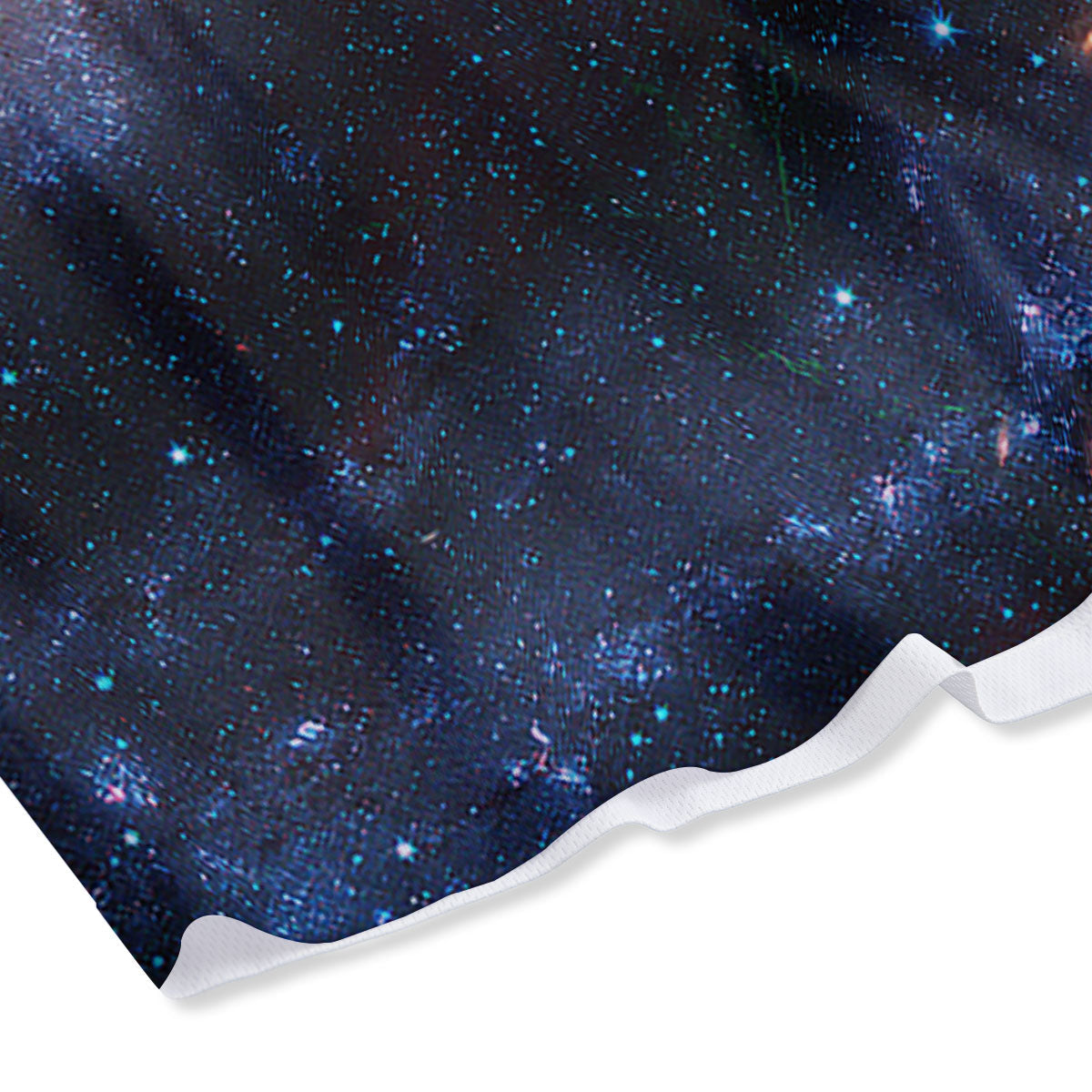 Milky Way Deep Space Print Mesh Shorts