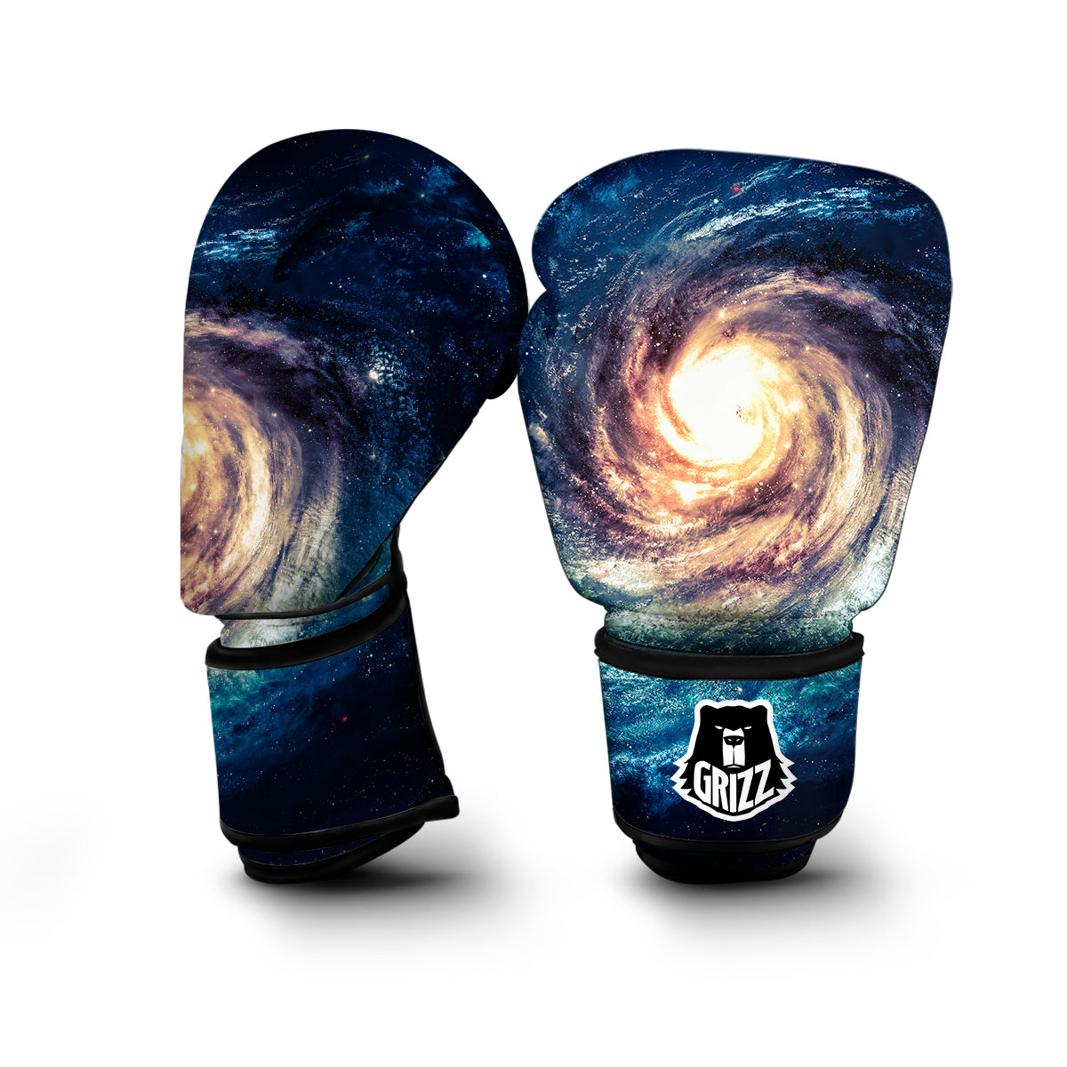 Milky Way Galaxy Space Print Boxing Gloves-grizzshop