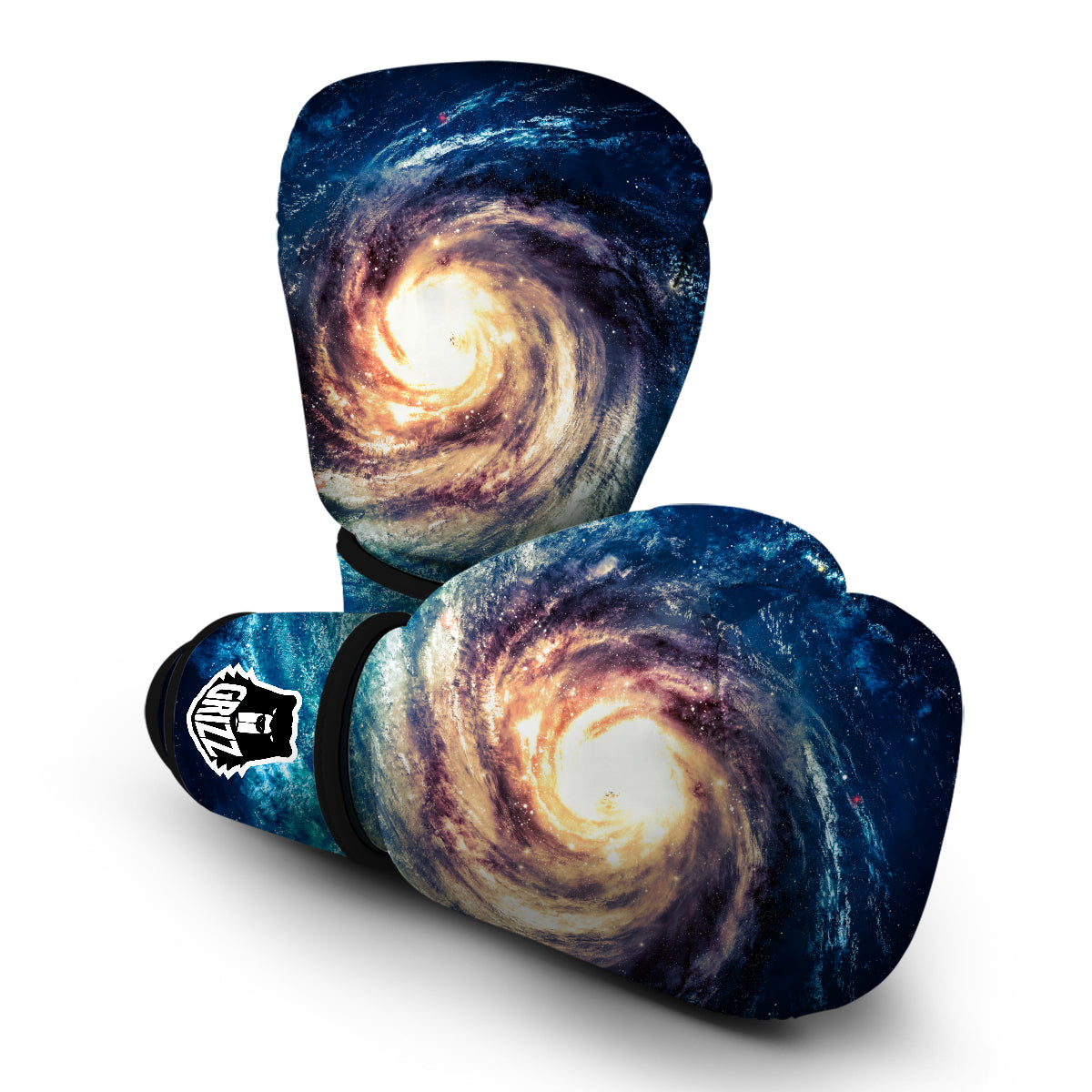 Milky Way Galaxy Space Print Boxing Gloves-grizzshop