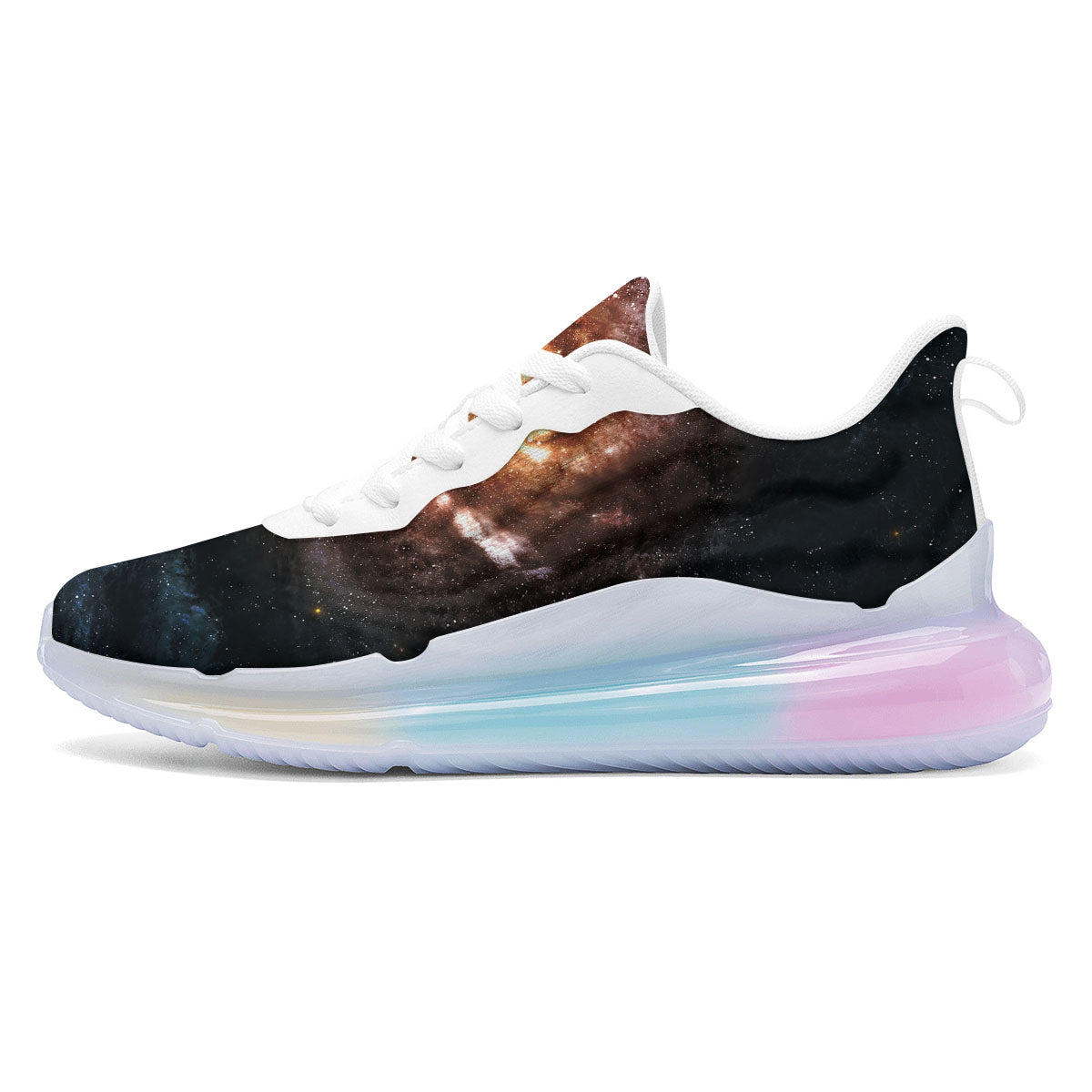 Milky Way Spiral Print Running Sneakers-grizzshop