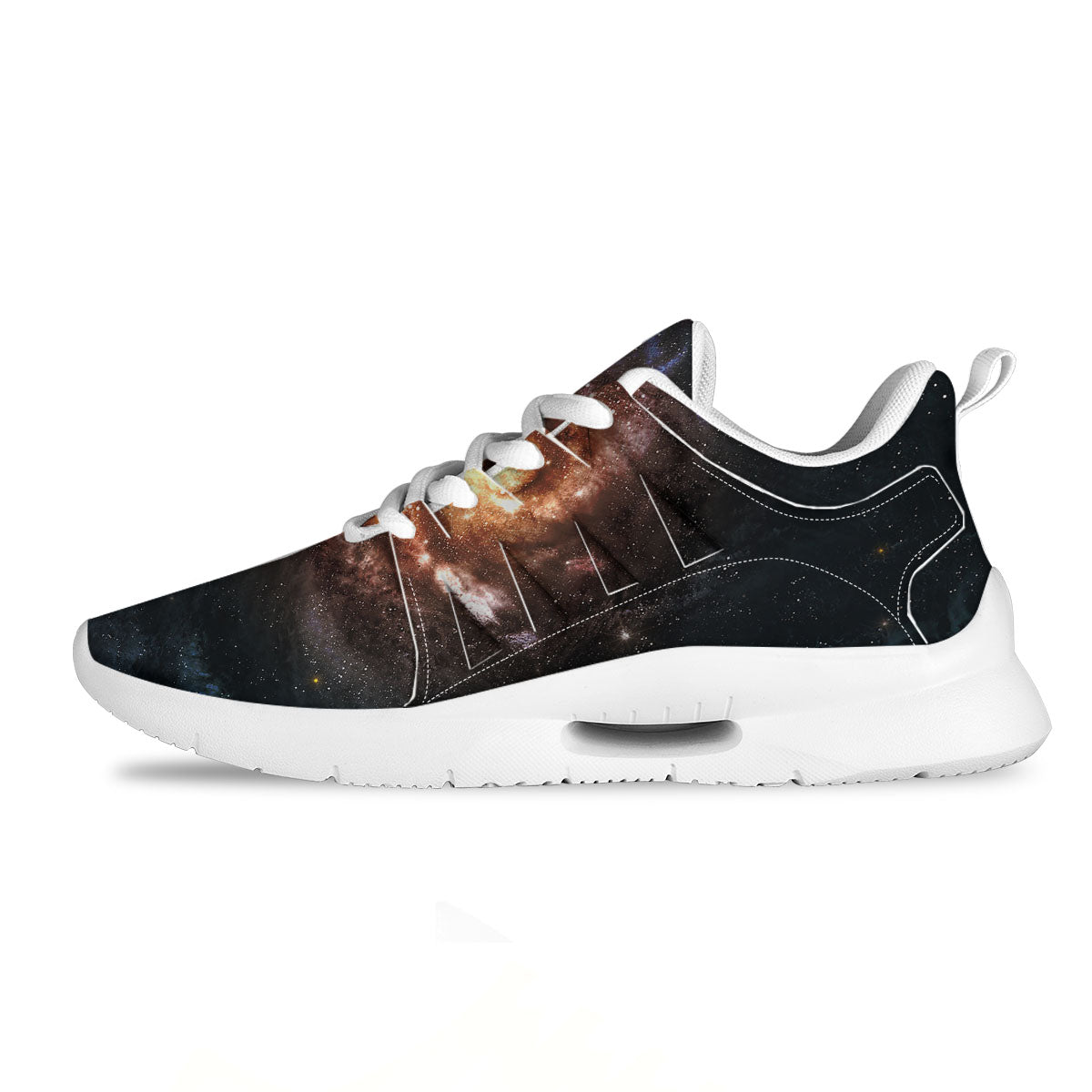 Milky Way Spiral Print Tennis Shoes-grizzshop