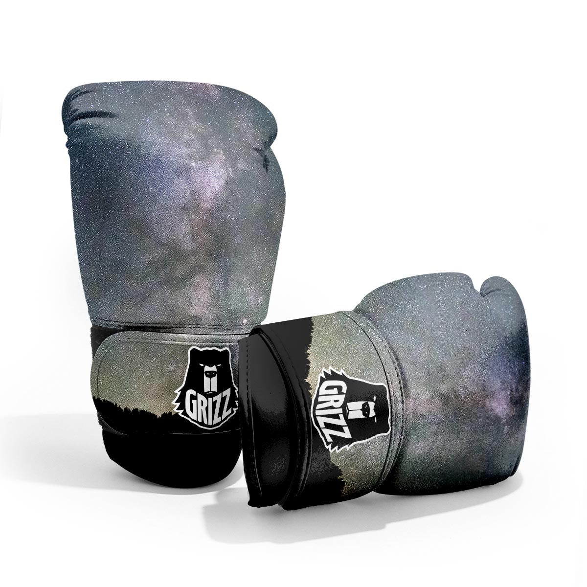 Milky Way Stars Night Print Pro Boxing Glove