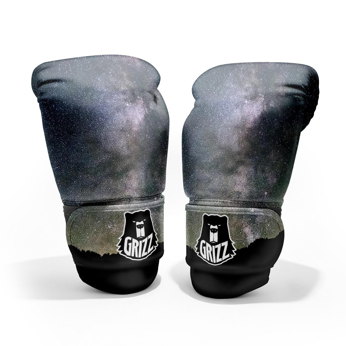 Milky Way Stars Night Print Pro Boxing Glove