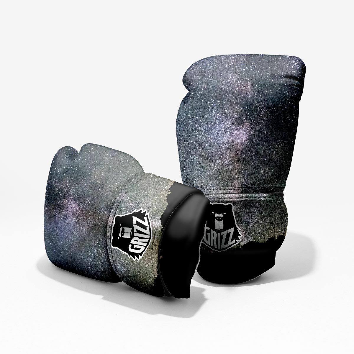 Milky Way Stars Night Print Pro Boxing Glove