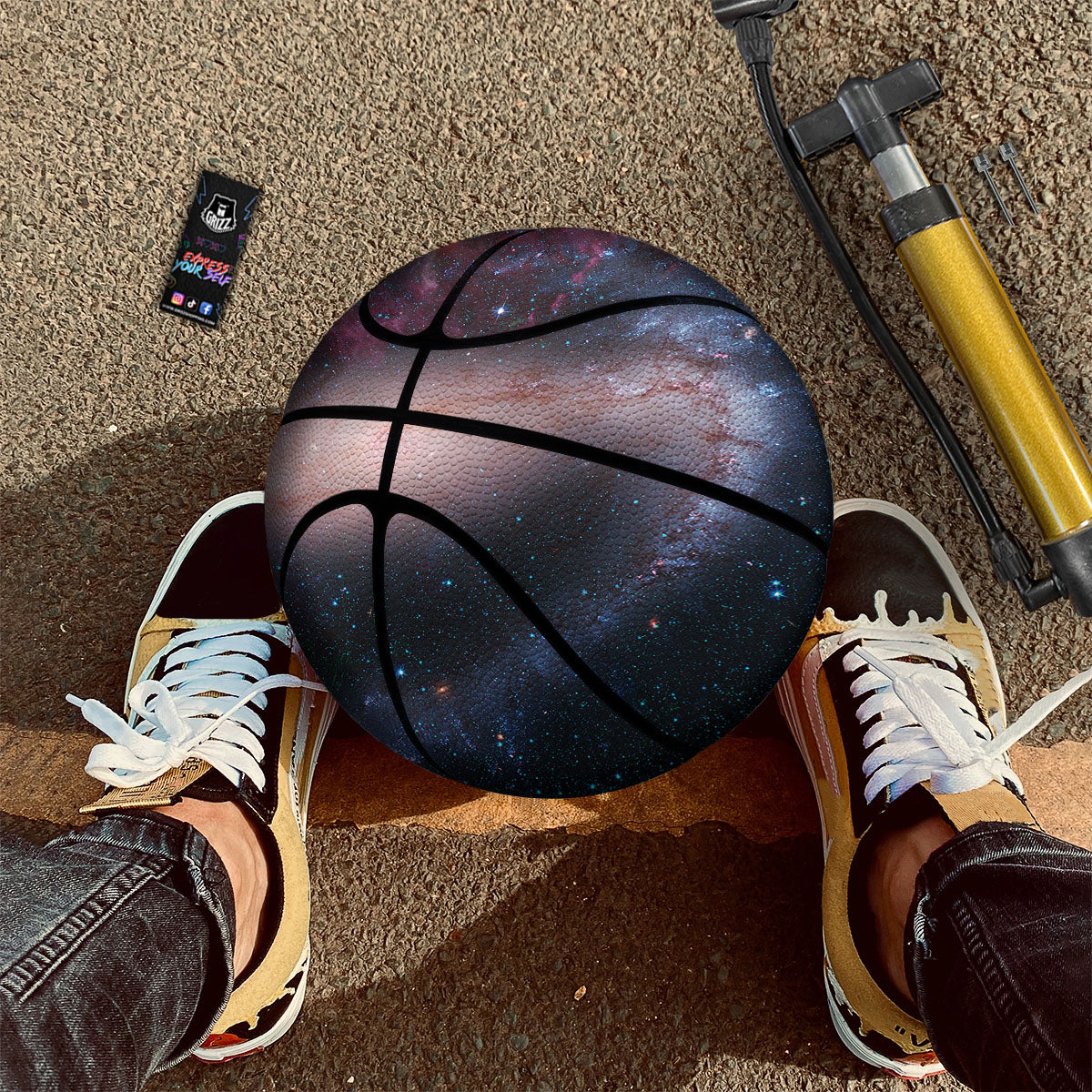 Paradise Hawaii Tropical Print Pattern Basketball