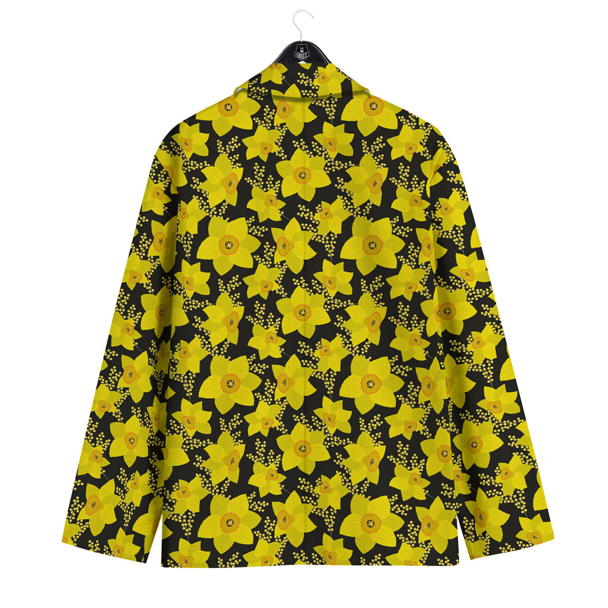 Mimosa And Daffodil Print Pattern Men's Sport Coat-grizzshop