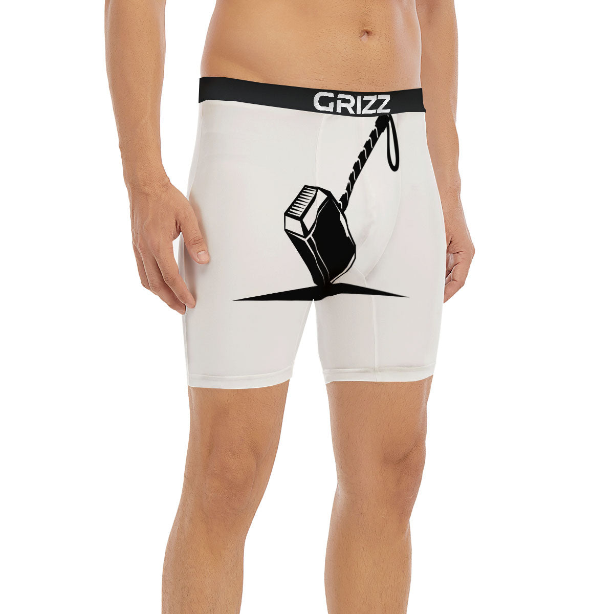 Mjolnir Hammer Of Thor Print Boxer Briefs-grizzshop