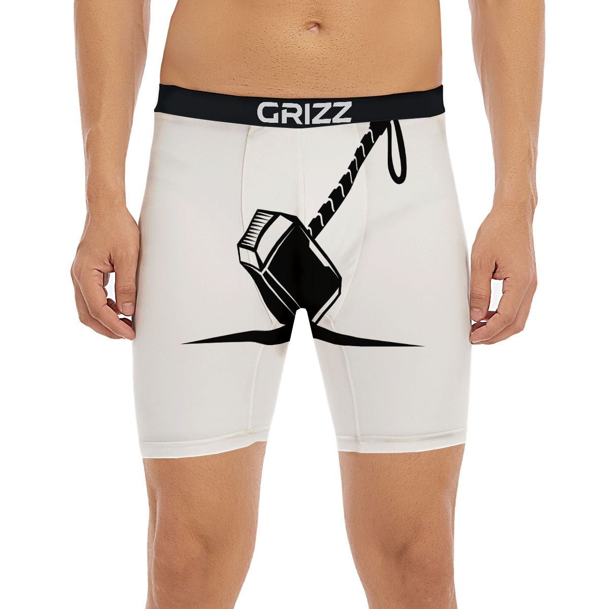 Mjolnir Hammer Of Thor Print Boxer Briefs-grizzshop