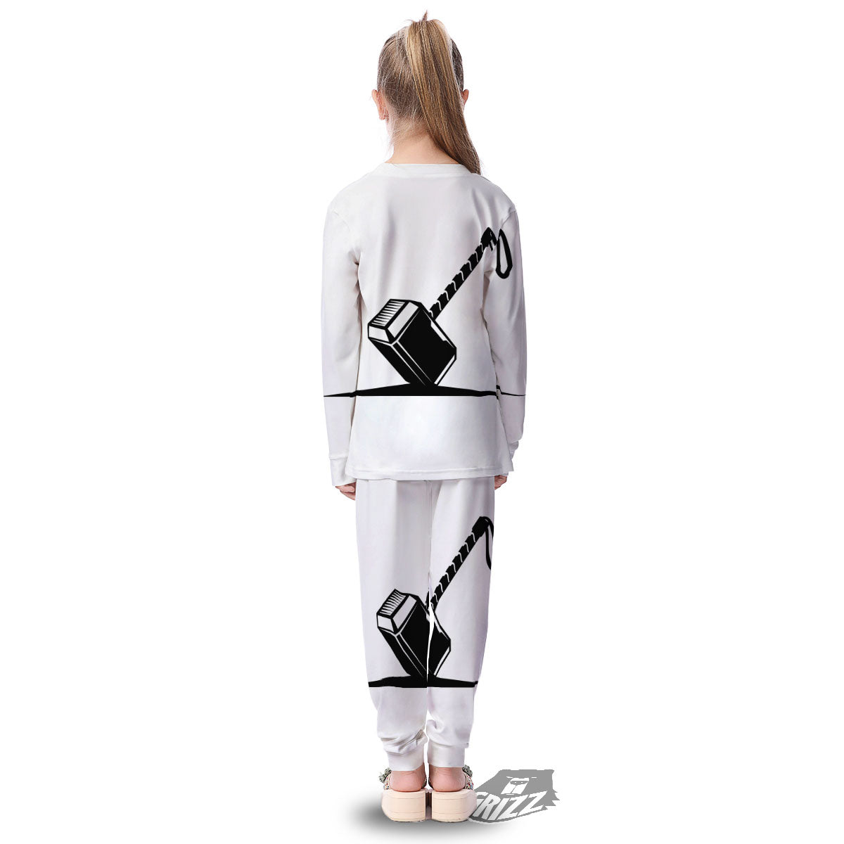 Mjolnir Hammer Of Thor Print Kid's Pajamas-grizzshop