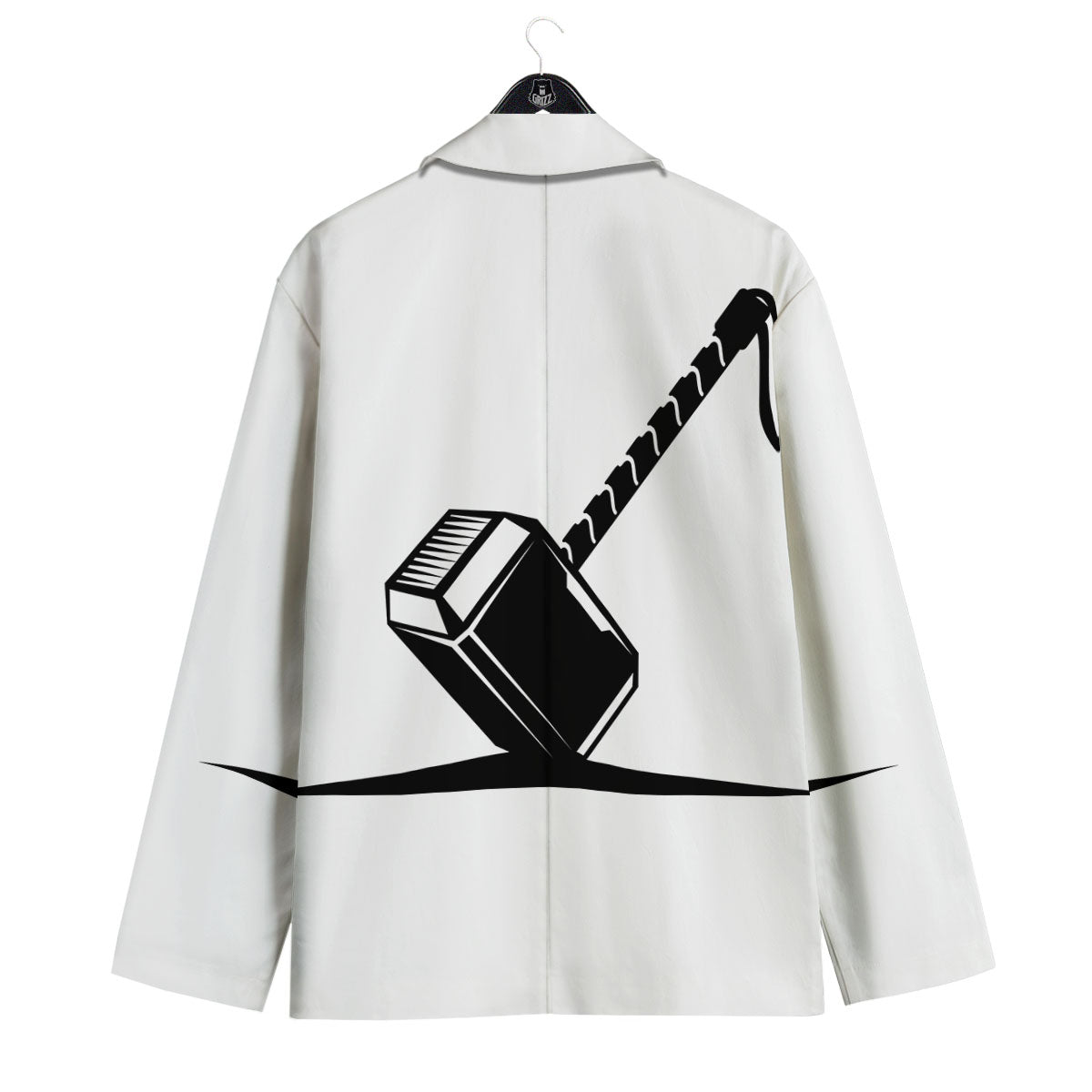 Mjolnir Hammer Of Thor Print Men's Sport Coat-grizzshop