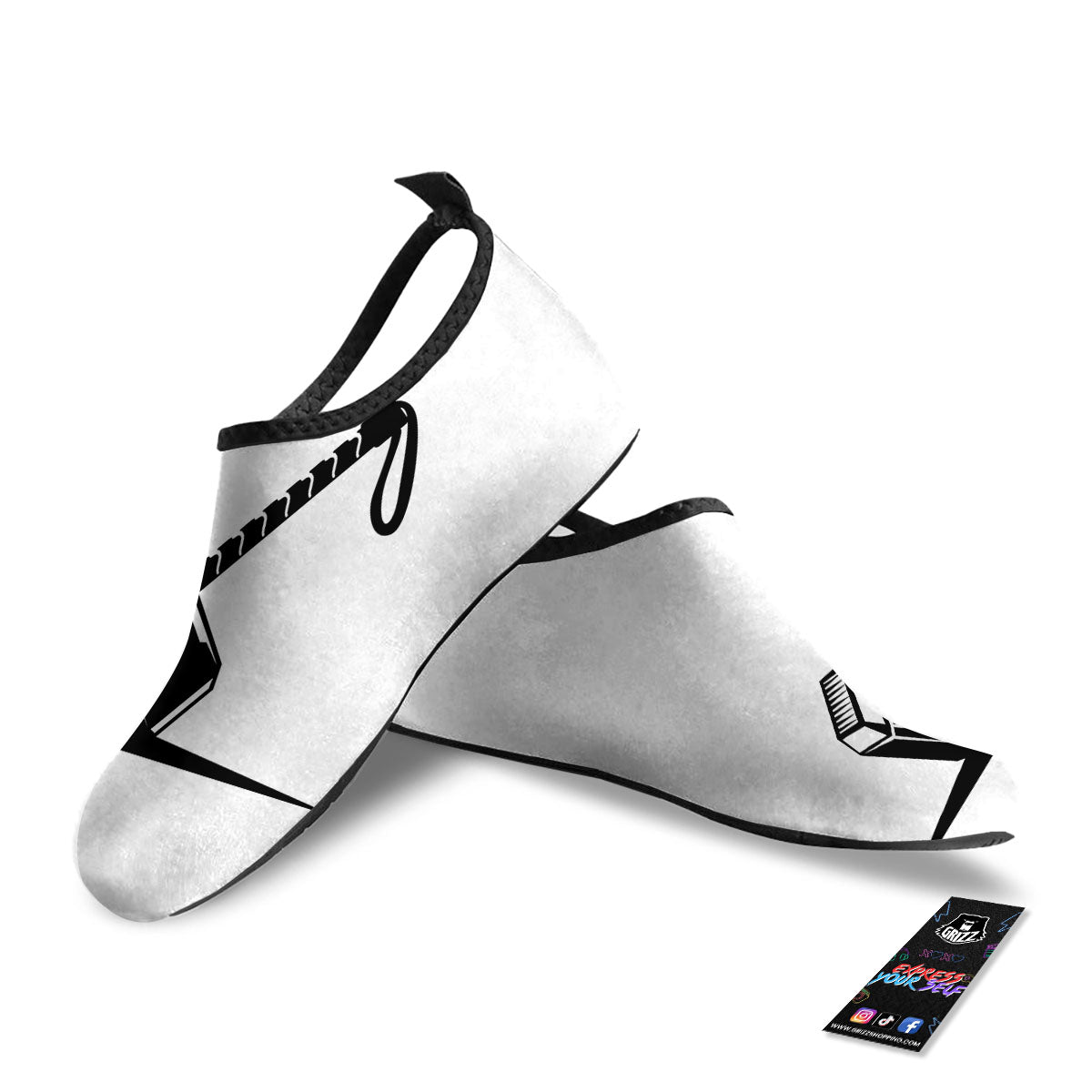 Mjolnir Hammer Of Thor Print Water Shoes-grizzshop