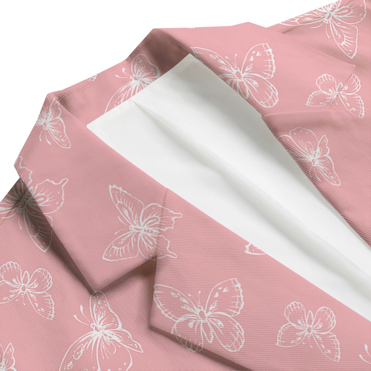 Monarch Butterfly Pink Print Pattern Men's Blazer-grizzshop