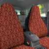 Monkey Head Floral Ornament Print Pattern Car Seat Covers-grizzshop