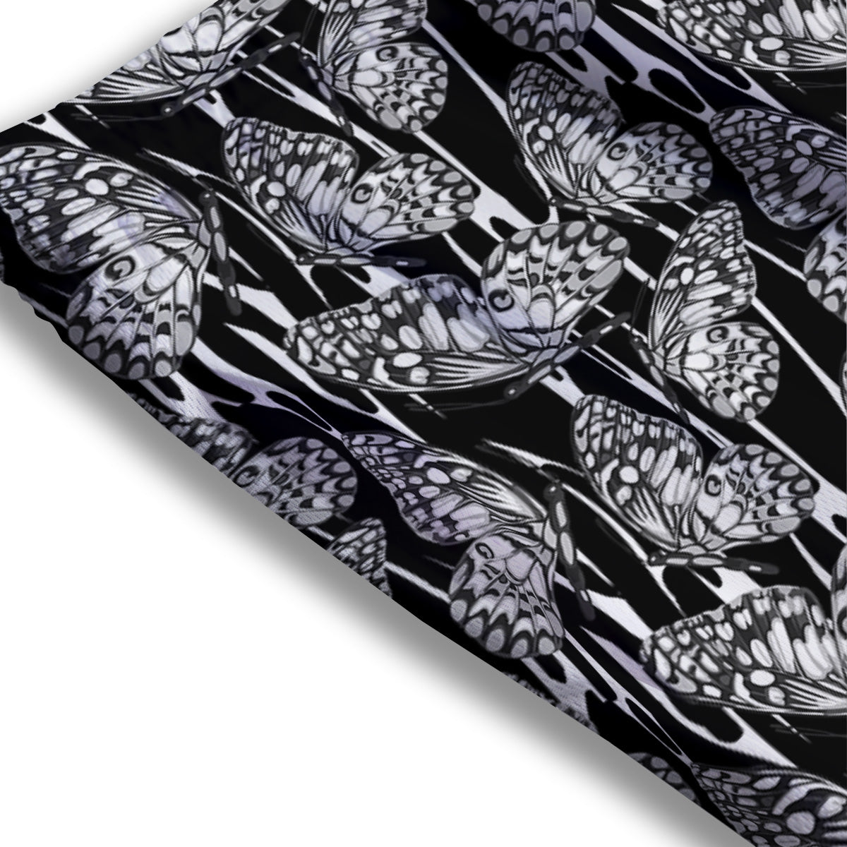 Orchid Golden Print Pattern Mesh Shorts