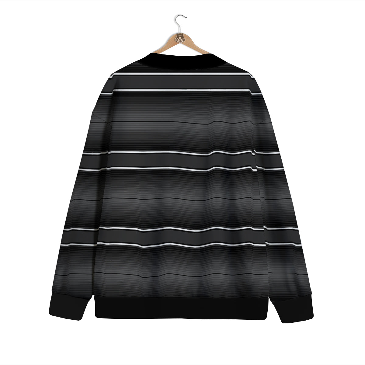 Monochrome Mexican Serape Print Cardigan-grizzshop