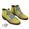 Monster Graffiti Characters Print Ankle Boots-grizzshop