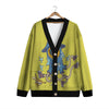 Monster Graffiti Characters Print Cardigan-grizzshop