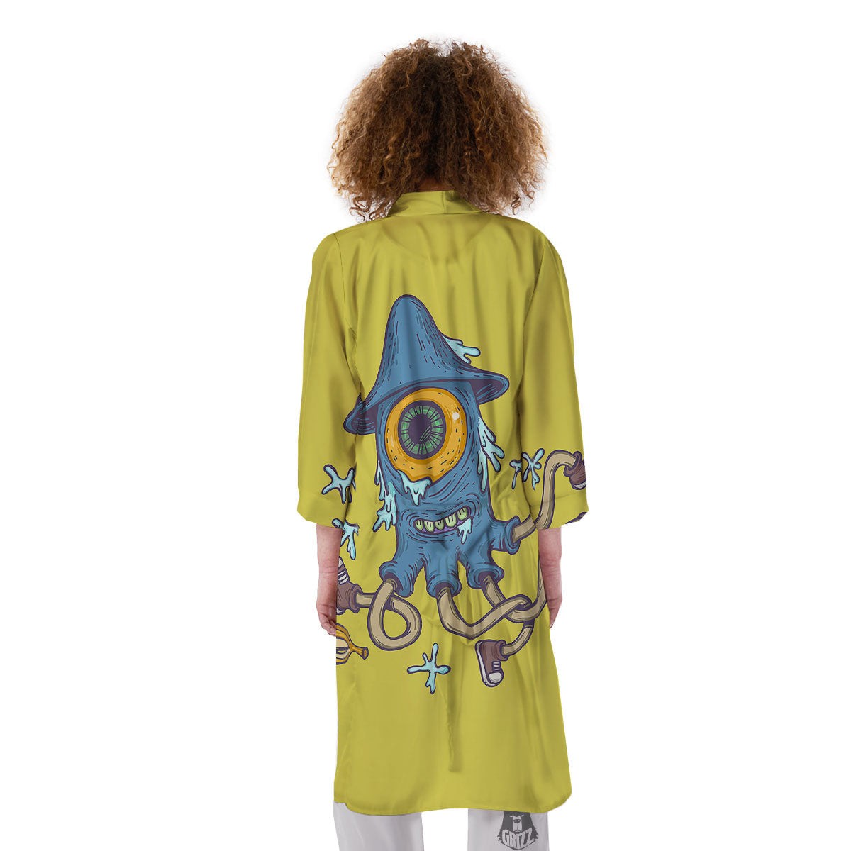 Monster Graffiti Characters Print Kimono-grizzshop