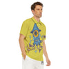 Monster Graffiti Characters Print Men's Golf Shirts-grizzshop