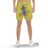 Monster Graffiti Characters Print Men's Gym Shorts-grizzshop