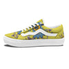 Monster Graffiti Characters Print Skate Shoes-grizzshop