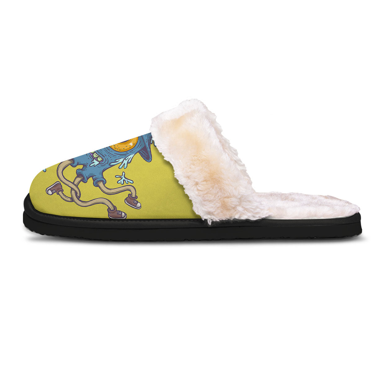 Monster Graffiti Characters Print Slippers-grizzshop