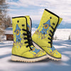 Monster Graffiti Characters Print Snow Boots-grizzshop