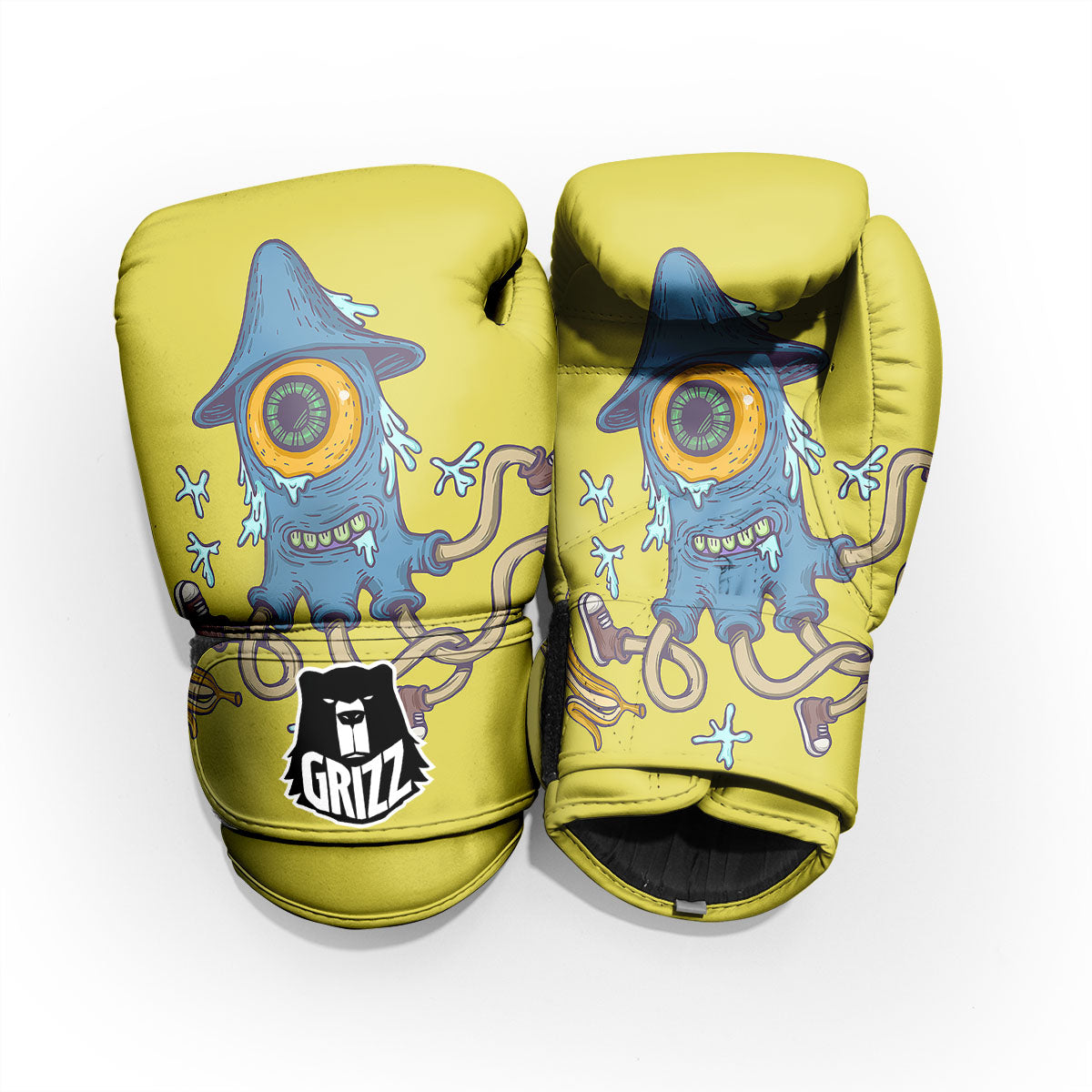 Monster Graffiti Characters Print Pro Boxing Glove