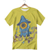 Monster Graffiti Characters Print T-Shirt-grizzshop