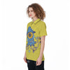 Monster Graffiti Characters Print Women's Golf Shirts-grizzshop