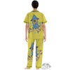 Monster Graffiti Characters Print Women's Pajamas Set-grizzshop