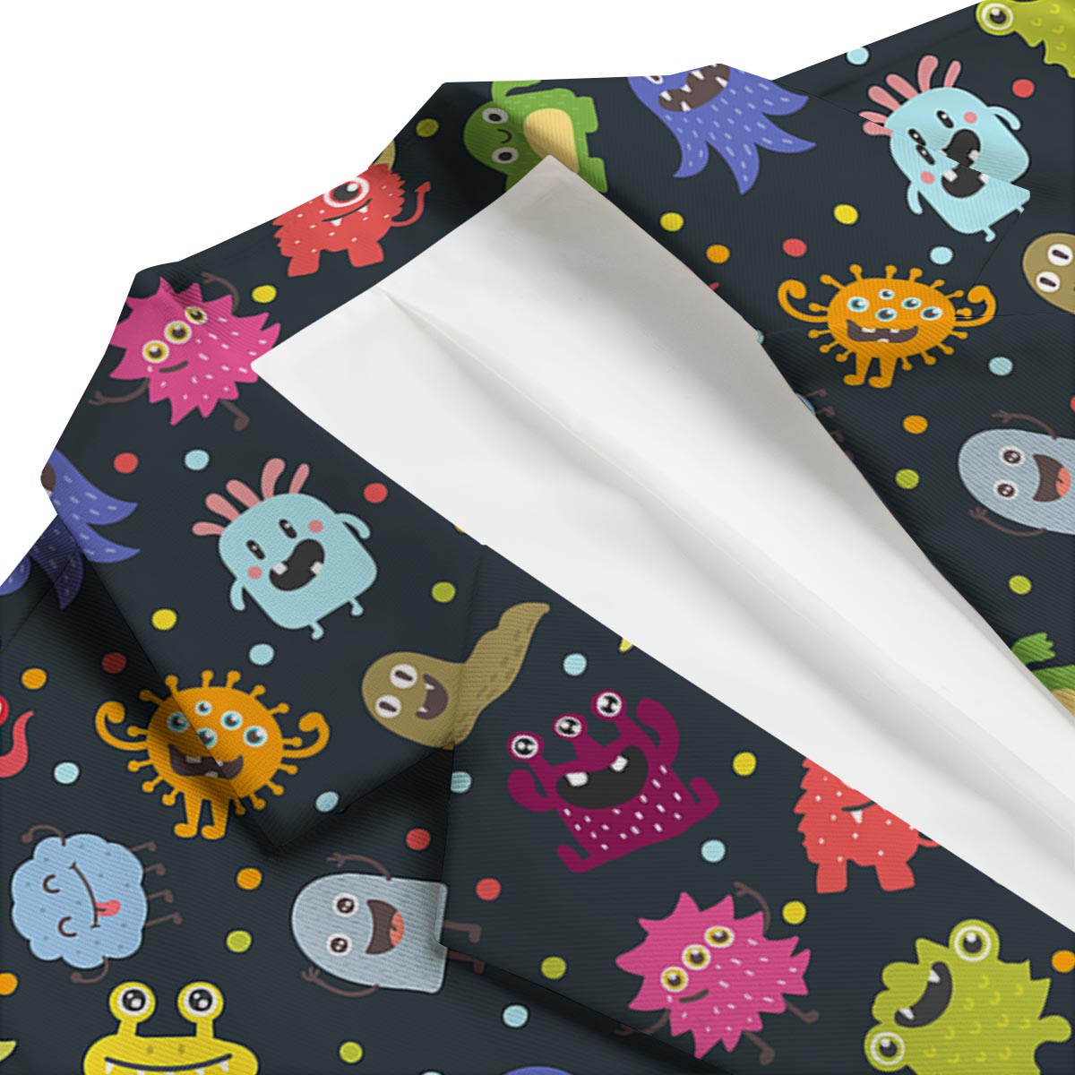 Monster Print Pattern Men's Blazer-grizzshop