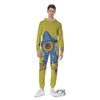 Monster Graffiti Characters Print Men's Jumpsuit-grizzshop