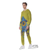 Monster Graffiti Characters Print Men's Jumpsuit-grizzshop