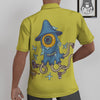 Monster Graffiti Characters Print Untucked Shirts-grizzshop