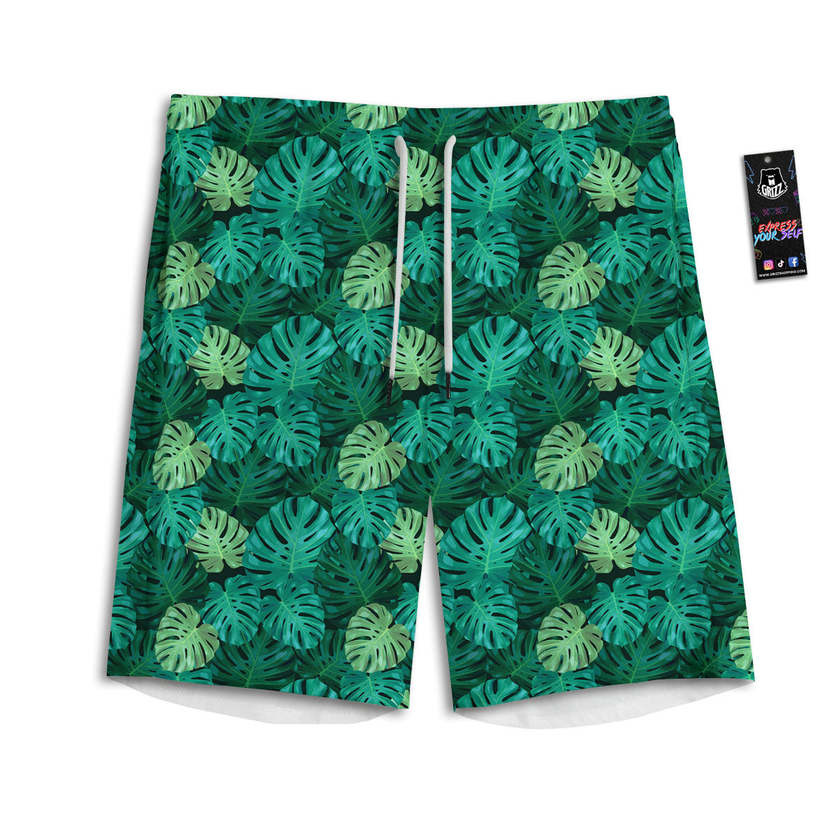 Patchwork Indian Print Pattern Men's Athletic Shorts