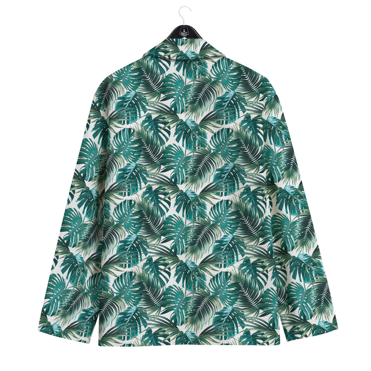 Monstera Leaves Palm Print Pattern Men's Sport Coat-grizzshop