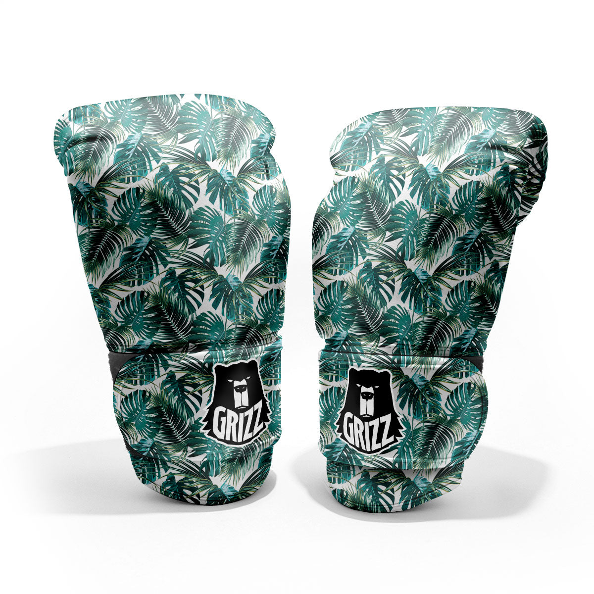 Monstera Leaves Palm Print Pattern Pro Boxing Glove