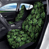 Monstera Leaves Tropical Print Pattern Car Seat Covers-grizzshop